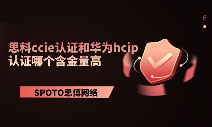 思科CCIE认证和华为HCIP认证哪个含金量高？发展如何？