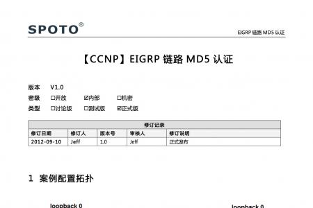 【EIGRP】EIGRP链路MD5认证
