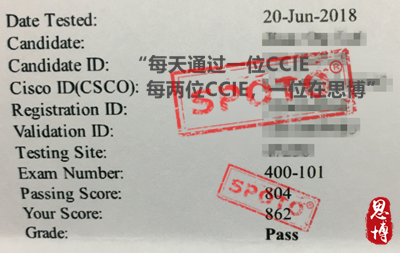 思科ccie pass战报