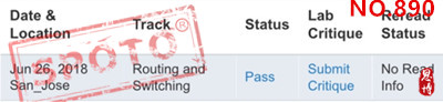 CCIE PASS 通过战报