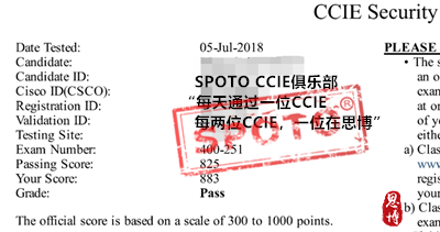 CCIE sp 笔试pass