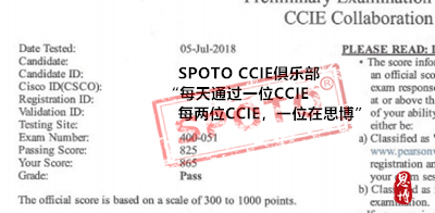 CCIE 协作 笔试pass