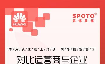 对比运营商与企业网络中的网红协议