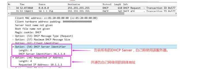 DHCP Client端报文处理