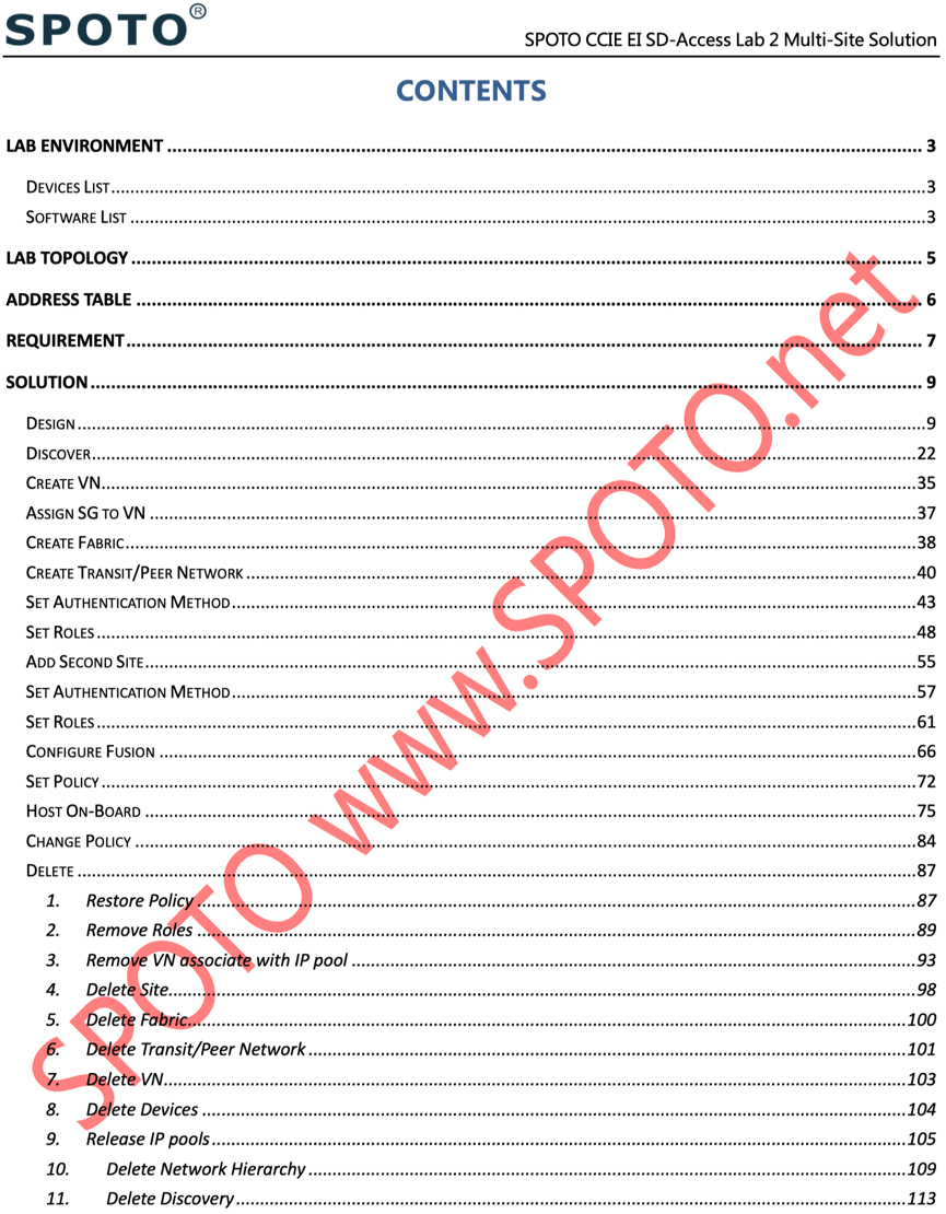 SD-Access 多站点组网更多实验