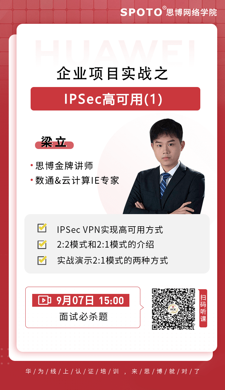 企业项目实战之-IPSec高可用(1)