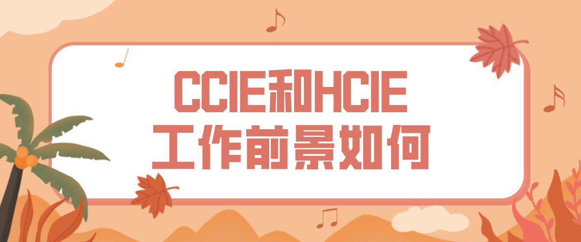 CCIE和HCIE工作前景如何