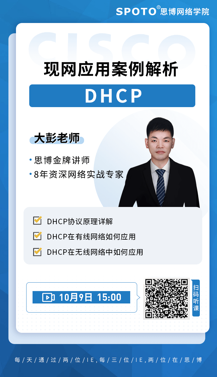 DHCP现网应用案例解析