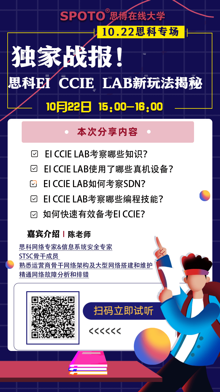 独家战报!全网首家揭秘思科EI CCIE LAB新玩法! 独家战报!全网首家揭秘思科EI CCIE LAB新玩法!