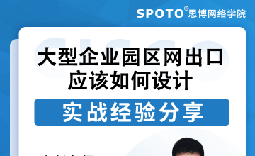 大型企业园区网出口应该如何设计