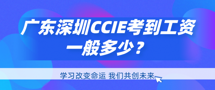广东深圳CCIE考到工资一般多少？