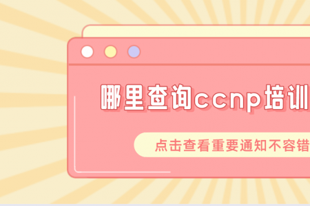 哪里查询ccnp培训内容？