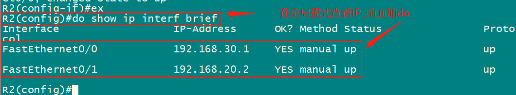 全局模式查看IP