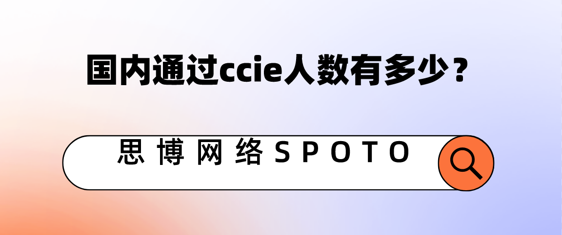 国内通过ccie人数有多少？