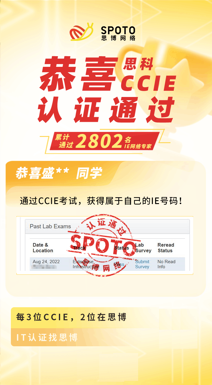【战报】第2802名思博思科IE毕业啦