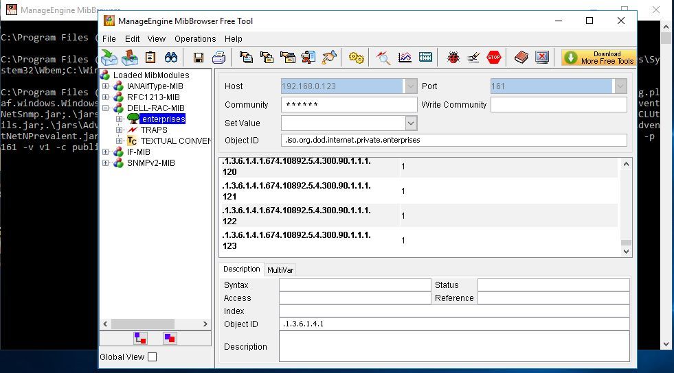 通过Mib Browser接受服务器发送的Trap信息