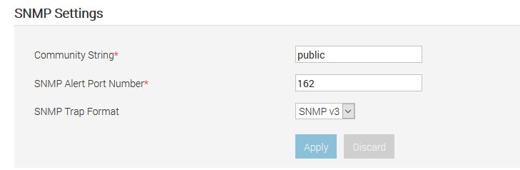 SNMP Settings