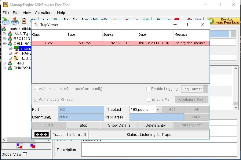 ManageEngine MibBrowser Free Tool