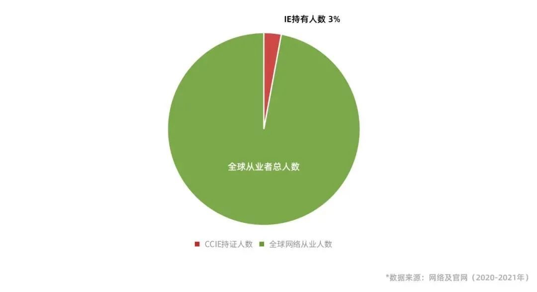 IE持有者占比全球从业者总人数