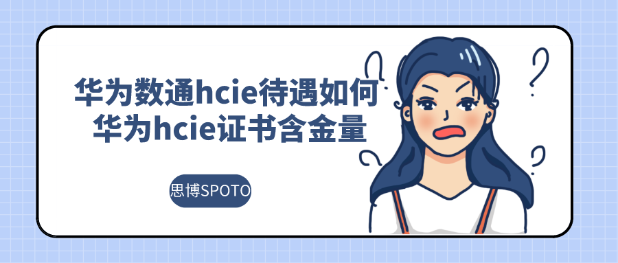 华为数通hcie待遇如何 华为hcie证书含金量