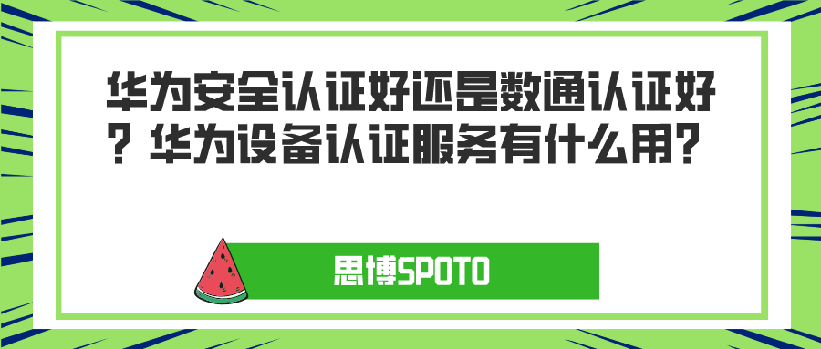 华为安全认证好还是数通认证好？