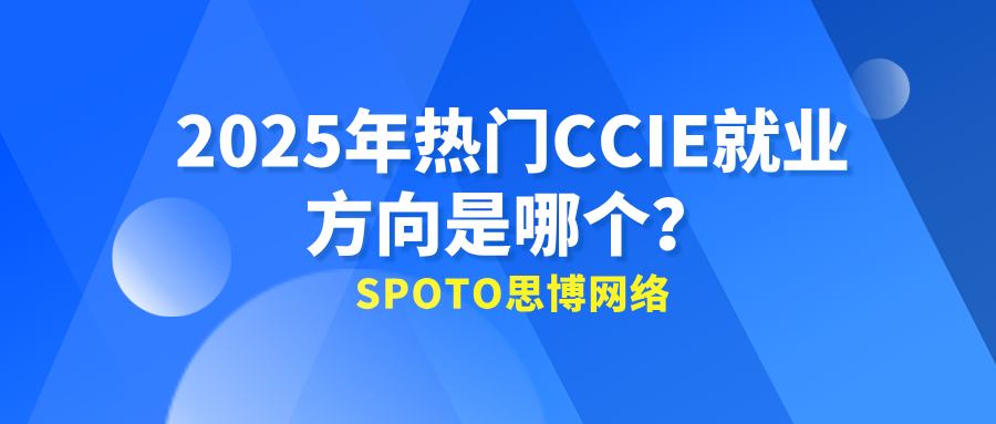 2025年热门CCIE就业方向是哪个？看看你选对了没？