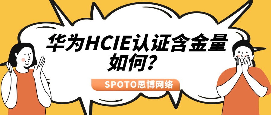 华为HCIE专家认证含金量如何