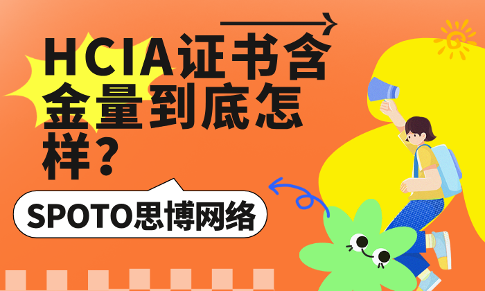 HCIA证书含金量到底怎样