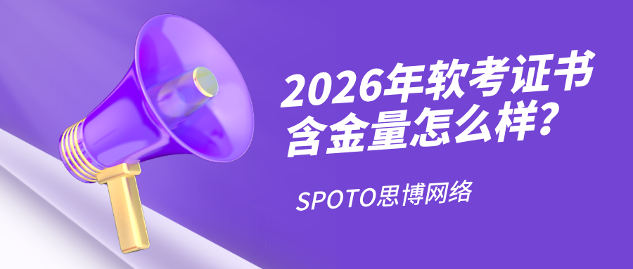 2026年软考证书含金量怎么样