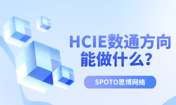 HCIE数通方向能做什么